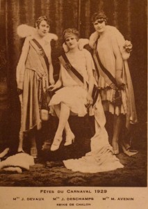 13 Chalon_Reines du Carnaval 1929. 13 Chalon_Reines du Carnaval 1929.