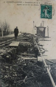 Chalon_inondation 24 25 Janvier 1910.